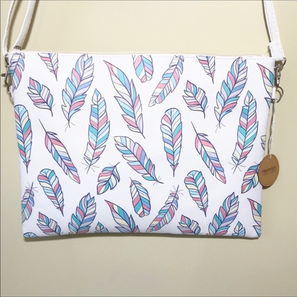 Weather-Resistant Crossbody Festival Bag Boho Oversized Clutch Messenger Purse - Picture 8 of 9